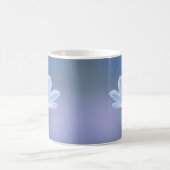 Blaue Blumen-Tasse Kaffeetasse (Mittel)