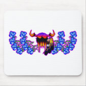 Blaue Blumen-Träume Mousepad (Vorne)