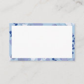 Blaue Blumen Treuekarte (Vorderseite)