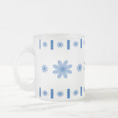 Blaue Blumen u. Blöcke Mattglastasse (Links)