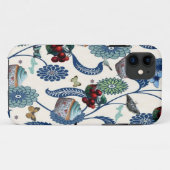 Blaue Blumen und kleine Kuchen Case-Mate iPhone Hülle (Rückseite (Horizontal))