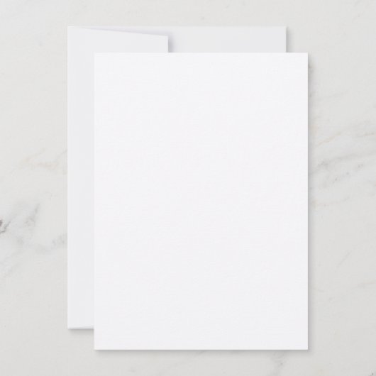 Blaue Blumen und Schmetterlinge Blanche Blanche Ho Einladung (Rückseite)