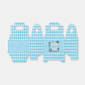 Blaue Blumen und Schmetterlinge Geschenkschachtel (Ungefaltet)