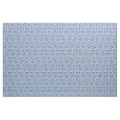 Blaue Blumen Wasserfarben Art Muster Stoff (Fat Quarter (45,7 x 55,9 cm))