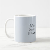 Blaue Blumen Weiße Vase Kaffeetasse (Links)