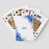 Blaue Blumen XONOX Original Spielkarten (Rückseite)