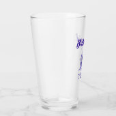 Blaue Blumenbräute Glas (Rechts)