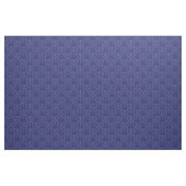 Blaue Blumendamastluxustapete Stoff (Fat Quarter (45,7 x 55,9 cm))