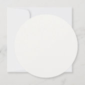 Blaue Blumenehe Hochzeit Termin vormerken Save The Date (Rückseite)