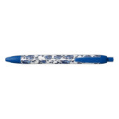 Blaue Blumengärten Kugelschreiber (Rückseite)