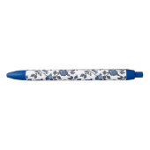 Blaue Blumengärten Kugelschreiber (Vorderseite)