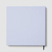 Blaue Blumengestecke Gästebuch (Rückseite)
