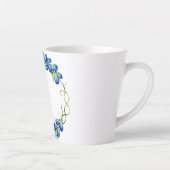 Blaue Blumenkranztasse Milchtasse (Rechts)