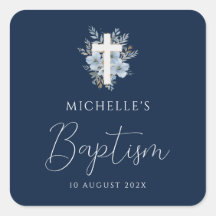 Blaue Blumenkreuz-Taufe