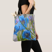 Blaue Blumentasche Tasche (Von Nahem)