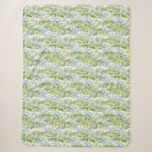 Blaue Blumenwiese Sherpadecke