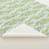 Blaue Blumenwiese Sherpadecke (3/4)