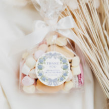 Blaue Blumige Hochzeits-Teaparty