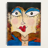 "Blaue Bluse" Planer (Vorderseite)