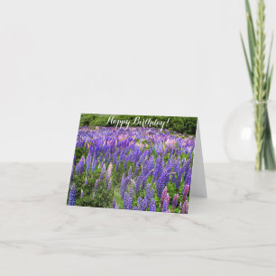 Blaue Blüten Bluebonnets Texas Geburtstag Floral T Dankeskarte