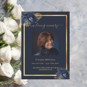 Blaue Blüten Goldfräser Foto