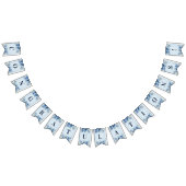 Blaue Blüten Jagdflagge Wimpelkette (Alle)