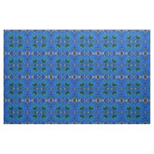 Blaue Blüten Stoff (Yard (91,4 cm))