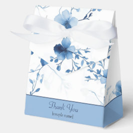 Blaue Blütenblüte, Geschenkschachtel