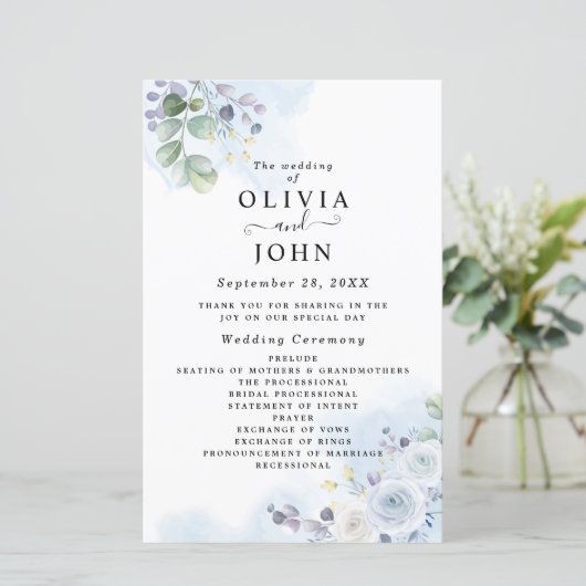 Blaue Blütenfarbe (Stehend Vorderseite)