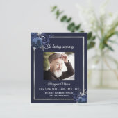 Blaue Blütenflora des Silberbeerungsprogramms für (Stehend Vorderseite)