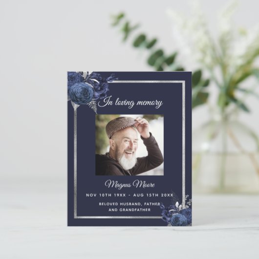 Blaue Blütenflora des Silberbeerungsprogramms für (Stehend Vorderseite)