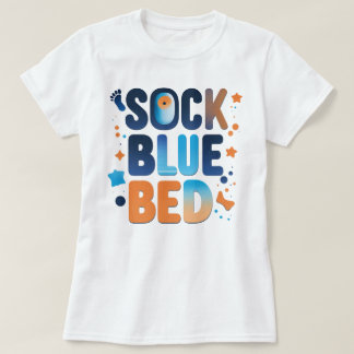 BLAUE BOD Fett farbige Anweisung Graphic T-Shirt