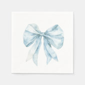 Blaue Bogen-Minimalistin Kinderdusche Serviette (Vorderseite)