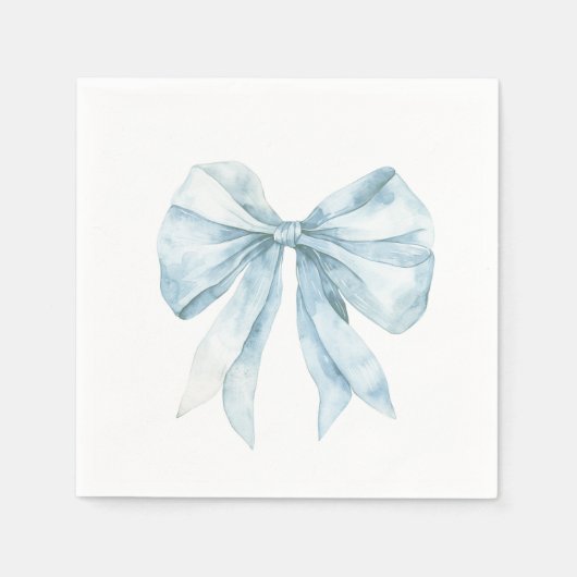 Blaue Bogen-Minimalistin Kinderdusche Serviette (Vorderseite)