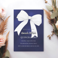 Blaue Bogen Quinceanera