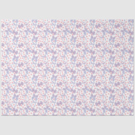 Blaue Bögen und rosa Punkte Seidenpapier