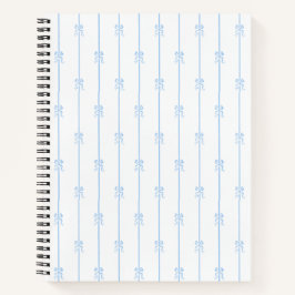 Blaue Bogen und Streifen Notizblock