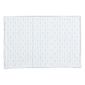 Blaue Bogen und Streifen Pillowcase Kissenbezug (Vorderseite-Rechts)