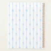 Blaue Bogen und Streifen Planer (Rückseite)