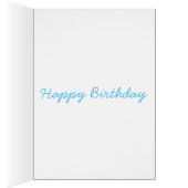 Blaue Boho Aquarellkunst (Innen (Rechts))