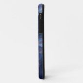 Blaue Bokeh-Lichter mit Funkeln Case-Mate iPhone Hülle (Hinten/Links)