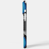Blaue Boombox Case-Mate iPhone Hülle (Rückseite / Links)