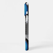 Blaue Boombox iPhone Hülle (Linke Seite)
