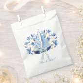 Blaue Boote & Bootssteven Geschenktütchen (Ausgeschnitten)