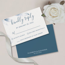 Blaue botanische Aquarellfarben