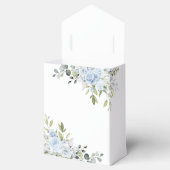 Blaue Botanische Hochzeitsgeschenkbox Geschenkschachtel (Geöffnet)
