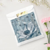 Blaue botanische Vintage-Illustration Geschenktütchen (Versiegelt)