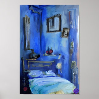 BLAUE BOUDOIR POSTER