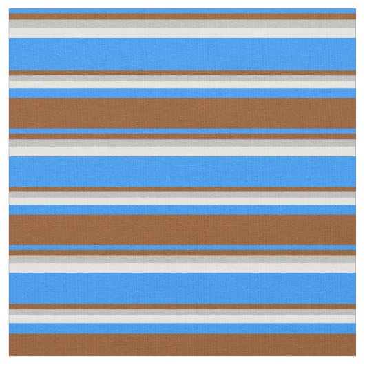 Blaue, braune, graue und minte Creme Muster der St Stoff (Nahaufnahme)