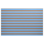 Blaue, braune, graue und minte Creme Muster der St Stoff (Fat Quarter (45,7 x 55,9 cm))